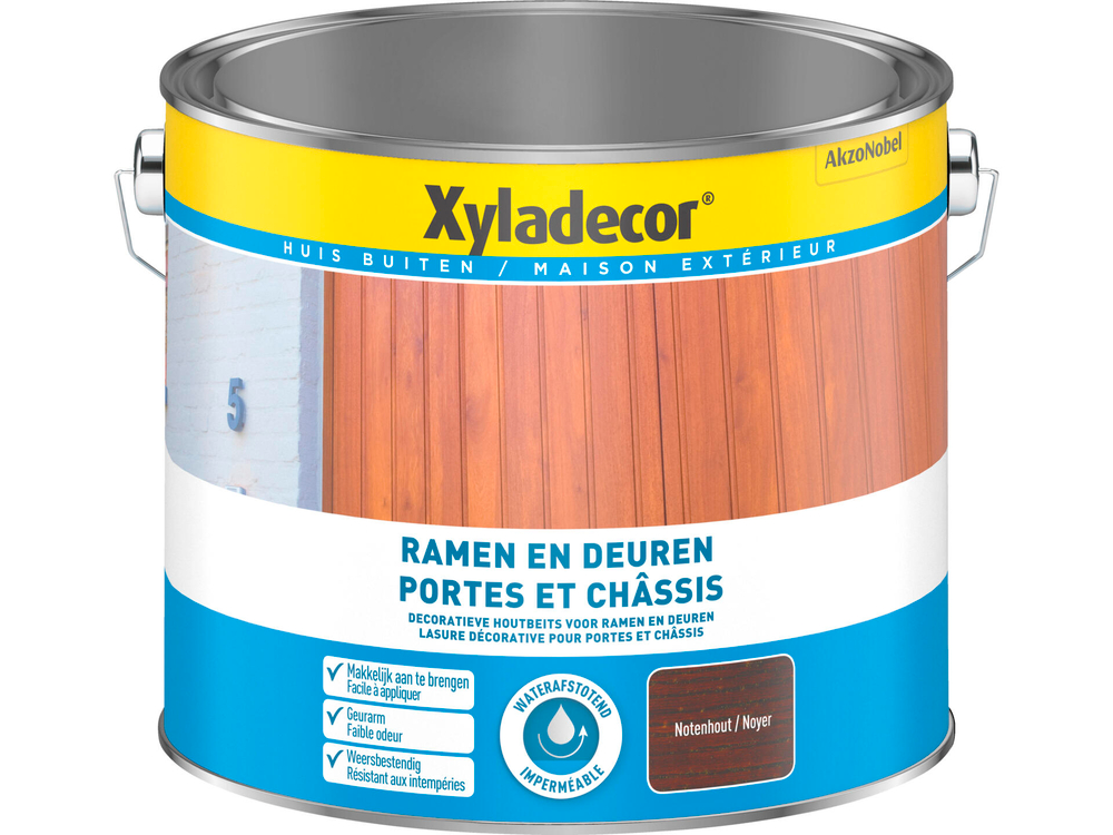 Xy Raam/deur Beits Notenhout 2.5 l
