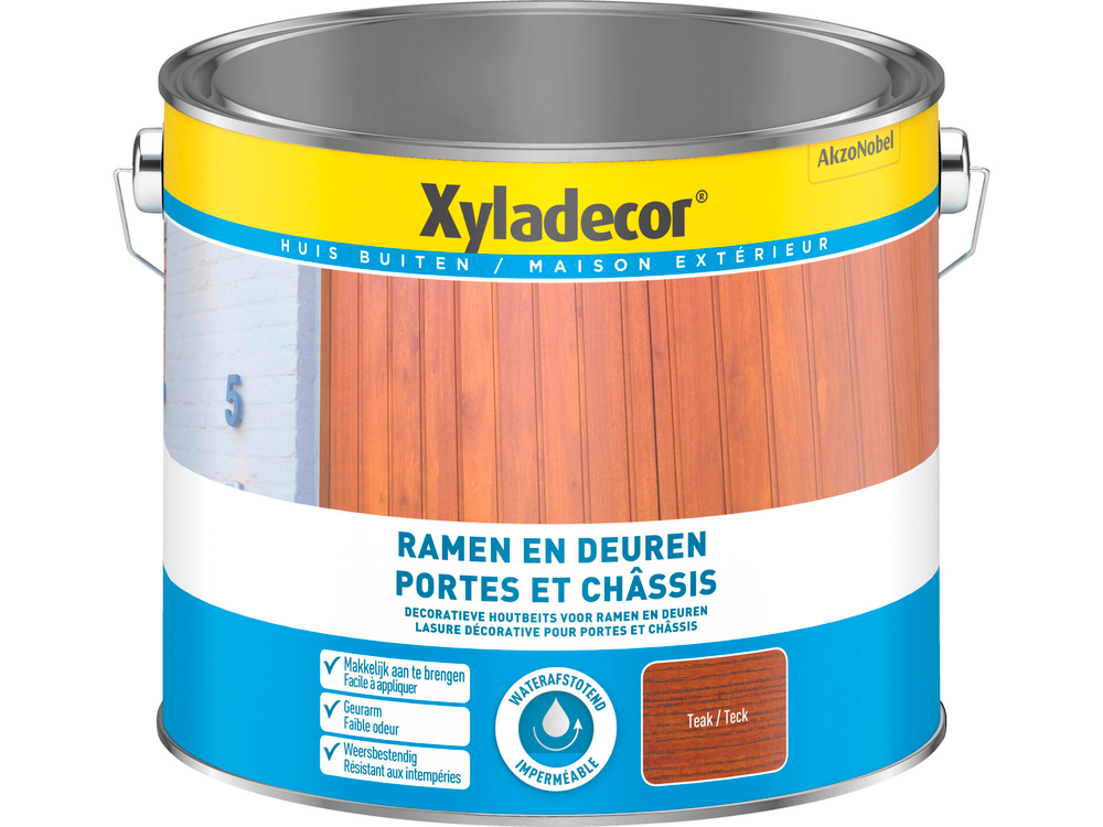 Xy Raam/deur Beits Teak 2.5 l