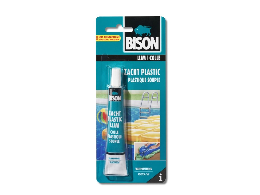 Zacht Plastic Lijm Rep.set/set Reparation 25 ml Kaart/carte