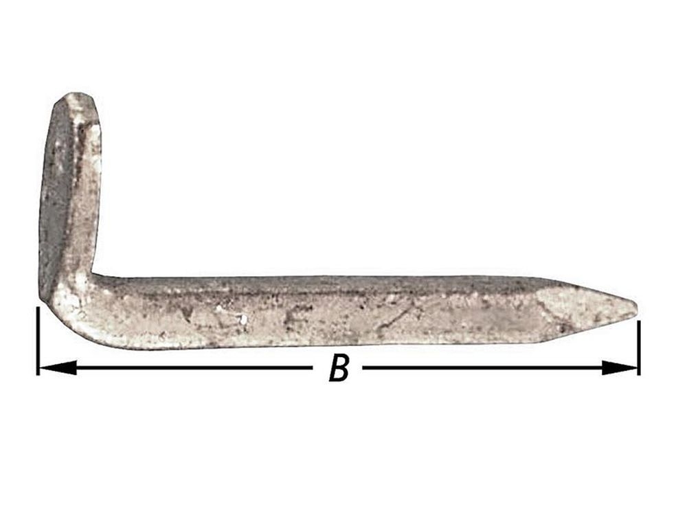 Zinkkrammen, Verzinkt 5 X 40 mm